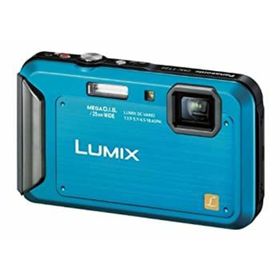 【中古】「非常に良い」パナソニック デジタルカメラ ルミックス 防水モデル コーラルブルー DMC-FT20-A(コンパクトデジタルカメラ)