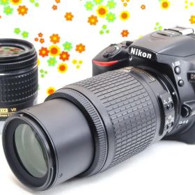 Nikon D5500☆Wi-Fi内蔵☆高性能一眼レフ☆自撮り可能☆ダブルレンズ
