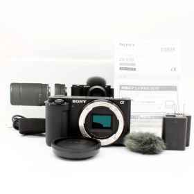 わずかシャッター数2083枚【新品級】SONY VLOGCAM ZV-E10 ボディ ブラック#8241