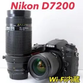 人気の上位機！Nikon D7200★Wi-Fi内蔵★Wズームレンズ