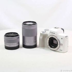 ソフマップ 〔中古品〕 EOS Kiss M2 ダブルズームキット ホワイト【269】