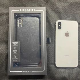 iPhoneX coachのケース付き