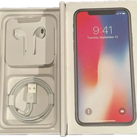 iPhoneX 本体 64GB Space Gray ケース2個付き ドルガバ