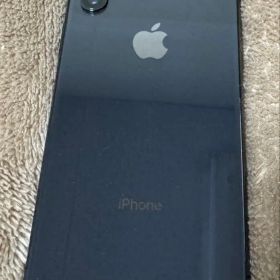 【バッテリー新品】Apple iPhone X スペースグレー 本体 256GB