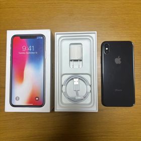 【バッテリ100％】iPhoneX 256GBスペースグレー