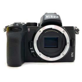 ニコン(Nikon)の【全額返金保証】【最速発送】Nikon デジタル一眼 Z 50 ダブルズームキット ブラック 美品 動作確認済(ミラーレス一眼)