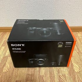 【極美品】SONY α6400 ダブルズームレンズキッド シルバー 保証付