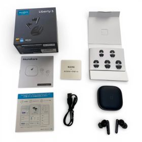 ◯ アンカー Anker 完全ワイヤレスイヤホン Soundcore Liberty 5 ミッドナイトブラック 最大48時間再生 720-3293