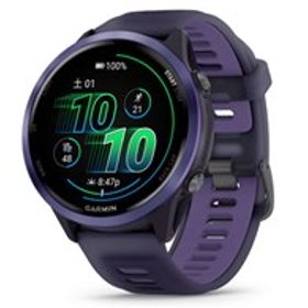 ★ガーミン Forerunner 570 010-02971-32 Purple 47mm AMOLED搭載 音声操作 Suica対応GPSスマートウォッチ【国内正規流通品】