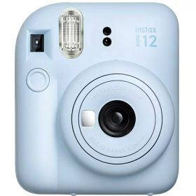 【新品外箱傷みあり】instax mini 12 チェキ [パステルブルー] ※保証印あり