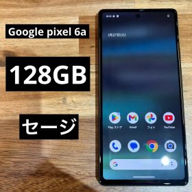 値下！Google Pixel 6a SIMフリー 画面純正新品 動作確認済 中古：A(美品)】Google Pixel 6a 128GB Charcoal（ブラック系） SIM