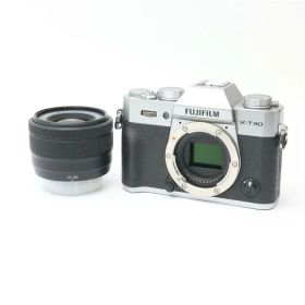 【中古】 《美品》 FUJIFILM X-T30 II レンズキット シルバー【上下外装部ファインダーカバー液晶外装ラバーフォーカスレバー部品交換/各部点検済】 [ デジタルカメラ ]