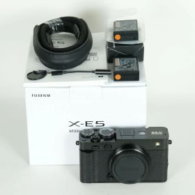 [良品 | シャッター数4,836回｜バッテリー2個付] FUJIFILM X-E5 [ボディ ブラック] | FUJIFILM Xマウント