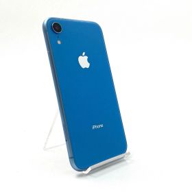 【全額返金保証】【最速発送】 iPhone XR 64GB ブルー au SIMフリー 白ロム 動作確認済 78%
