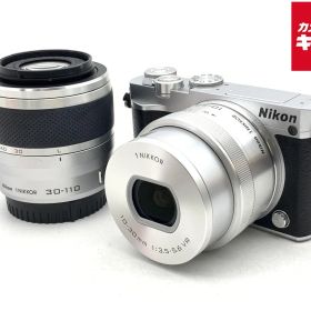 【中古】 【並品】 ニコン Nikon1 J5 ダブルズームレンズキット シルバー