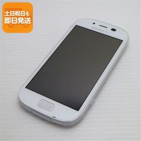 超美品 F-06F らくらくスマートフォン3 ホワイト 即日発送 スマホ FUJITSU DoCoMo 本体 白ロム あすつく 土日祝発送OK