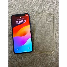 アップル(Apple)の【中古】アップル iPhone12 mini 64GB ブルー SIMフリー(スマートフォン本体)