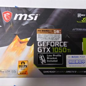 【未使用】MSI GeForce GTX 1050 Ti LP（ロープロ）