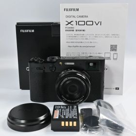 ★極上品★FUJIFILM X100VI ブラック ショット数453回 多言語モデル