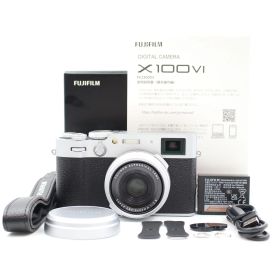 ■シャッター数600枚！新品同様■ FUJIFILM X100Ⅵ シルバー デジタルカメラ X100VI 日英二言語モデル 富士フィルム