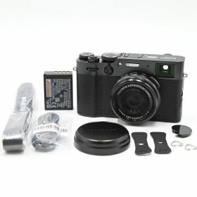 FUJIFILM 富士フイルム デジタルカメラ X100VI ブラック (ショット数16枚) コンパクトデジタルカメラ 【中古】