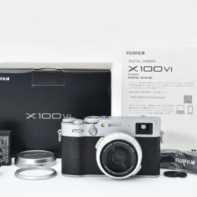 ★新品級★フジフイルム FUJIFILM X100VI シルバー 多言語モデル 《ショット数：577回》★ #6458