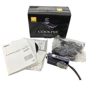 186000 現状品 Nikon ニコン 動作未確認 COOLPIX S620 パープル