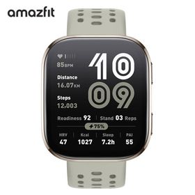 Amazfit Bip 6 SP170074 C230 ストーン 腕時計 AI搭載 スマートウォッチ 通話機能 GPS 音声操作 軽量 防水 睡眠 健康管理 ストレス測定 ライン 着信通知 新品