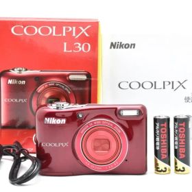 225 Nikon COOLPIX L30 レッド