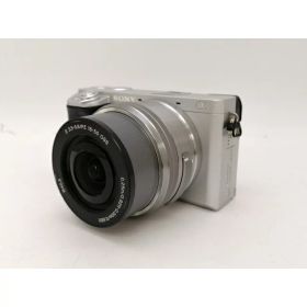 【中古】SONY α6400 パワーズームレンズキット ILCE-6400L シルバー【新宿2】保証期間1ヶ月【ランクB】