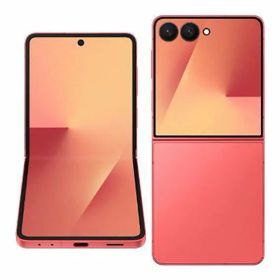 【中古】【安心保証】 Galaxy Z Flip7 SCG35[256GB] au コーラルレッド