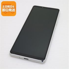 美品 Xperia 10 III SOG04 ホワイト 白ロム 本体 即日発送 土日祝発送OK あすつく