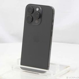 ソフマップ 〔中古品〕 iPhone15 Pro 128GB ブラックチタニウム MTU73J／A SIMフリー【348】