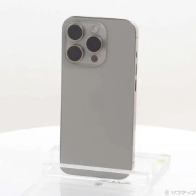 ソフマップ 〔中古品〕 iPhone15 Pro 128GB ナチュラルチタニウム MTU93J／A SIMフリー【368】