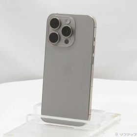 ソフマップ 〔中古品〕 iPhone15 Pro 128GB ナチュラルチタニウム MTU93J／A SIMフリー【258】