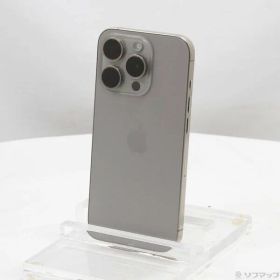 ソフマップ 〔中古品〕 iPhone15 Pro 256GB ナチュラルチタニウム MTUF3J／A SIMフリー【198】