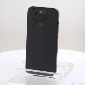 ソフマップ 〔中古品〕 iPhone15 Pro 512GB ブラックチタニウム MTUH3J／A SIMフリー【297】