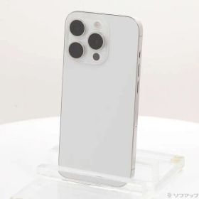 ソフマップ 〔中古品〕 iPhone15 Pro 512GB ホワイトチタニウム MTUJ3J／A SIMフリー【295】
