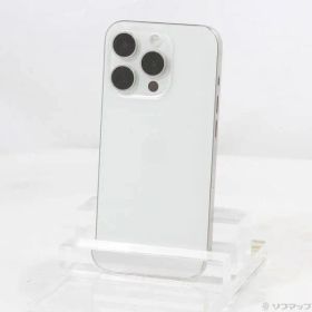 ソフマップ 〔中古品〕 iPhone15 Pro 512GB ホワイトチタニウム MTUJ3J／A SIMフリー【297】