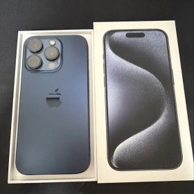 iPhone 15pro ブルーチタニウム