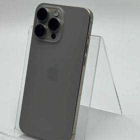 【中古B】iPhone 15 Pro Max 256GB ナチュラルチタニウム バッテリー【91%】 SIMフリー 白ロム