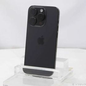 ソフマップ 〔中古品〕 iPhone15 Pro 128GB ブラックチタニウム MTU73J／A SIMフリー【269】