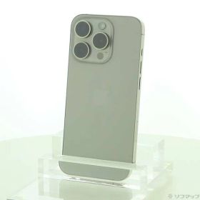 ソフマップ 〔中古品〕 iPhone15 Pro 128GB ナチュラルチタニウム MTU93J／A SIMフリー【297】