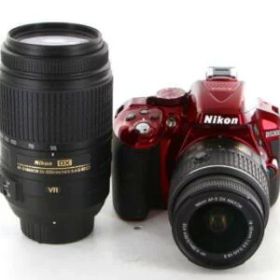 【中古】Nikon ニコン D5300 ダブルズームキット 赤