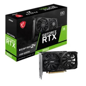 【中古】 MSI GeForce RTX 3050 VENTUS 2X 6G OC (6GB GDDR6/PCI Express 4.0/1492MHz/14000MHz)