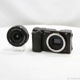 【中古】SONY(ソニー) α6000 パワーズームレンズキット ブラック ILCE-6000L 【295-ud】