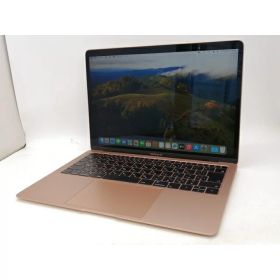 【中古】Apple MacBook Air 13インチ Corei5:1.6GHz 256GB ゴールド MREF2J/A (Late 2018)【新宿2】保証期間1ヶ月【ランクB】