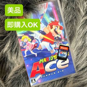 ニンテンドウ(任天堂)の【美品】マリオテニス エース(家庭用ゲームソフト)