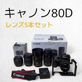 Canon EOS 80D カメラ レンズ5本セット