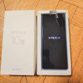 Sony Xperia 10 III SOG04 ブルー(SIMロック解除済み)